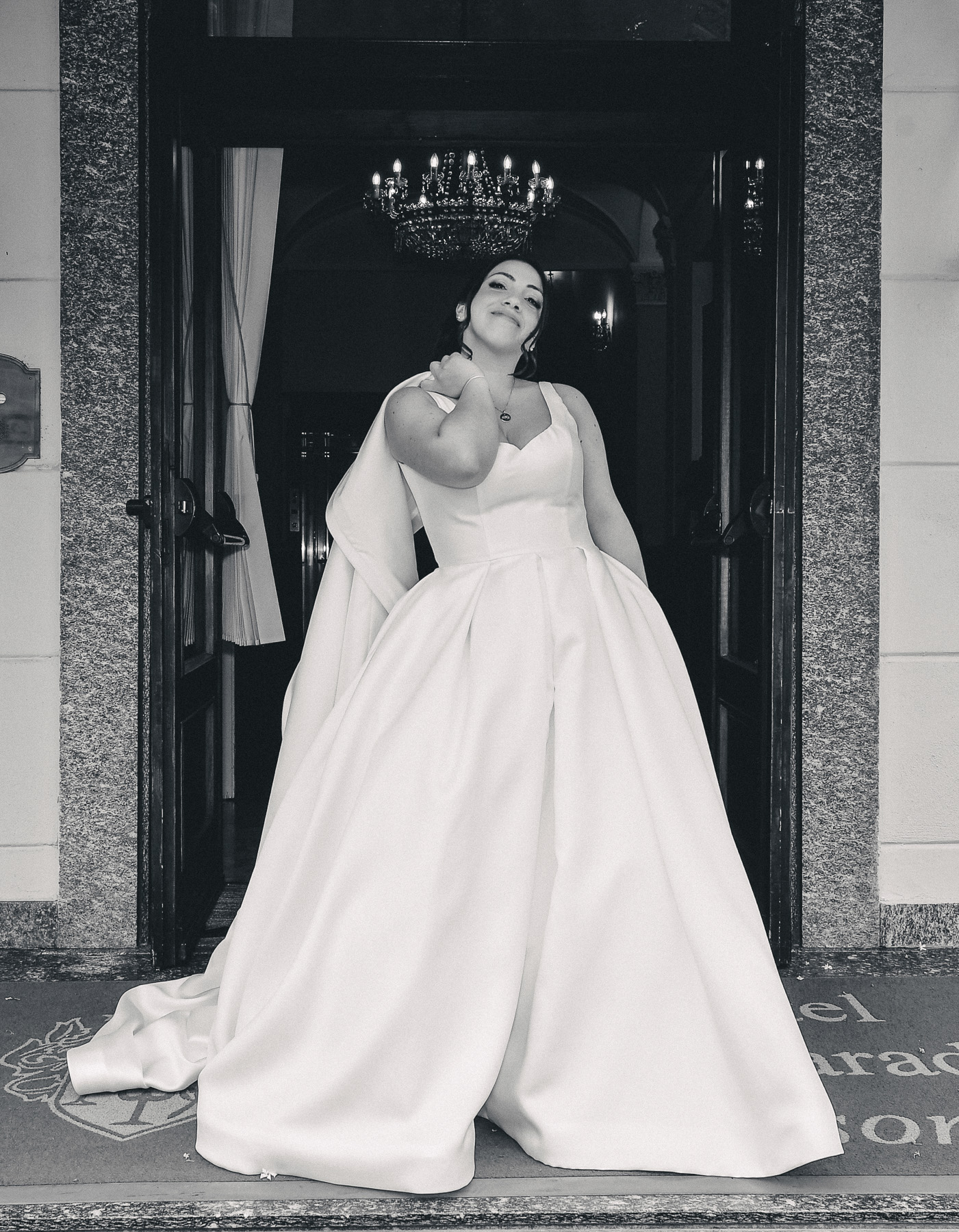 Wedding portrait, editorial wedding photography Italy